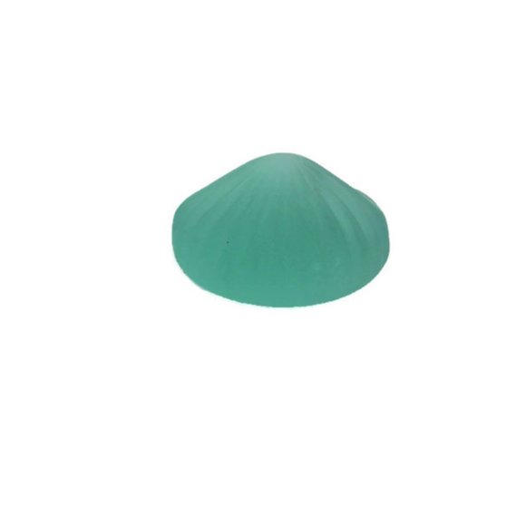 Designer Frosted Sea Glass Clam Shells Vase Fillers Decor Aqua Green - Picture 5 of 7
